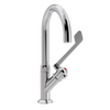 SP Stand valve with Ø150mm spout for hot water